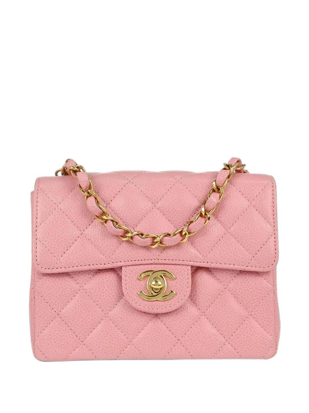 CHANEL Pre-Owned mini Classic Square Flap shoulder bag - Rosa