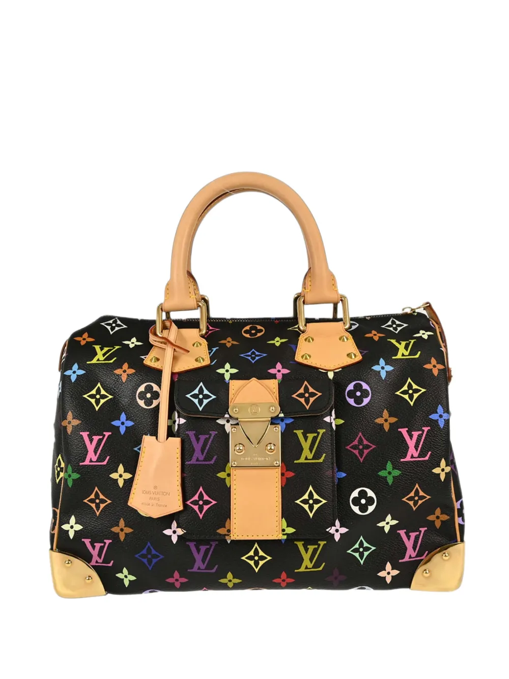 Louis Vuitton Pre-Owned Speedy 30 Monogram Multicolor tote bag - Schwarz