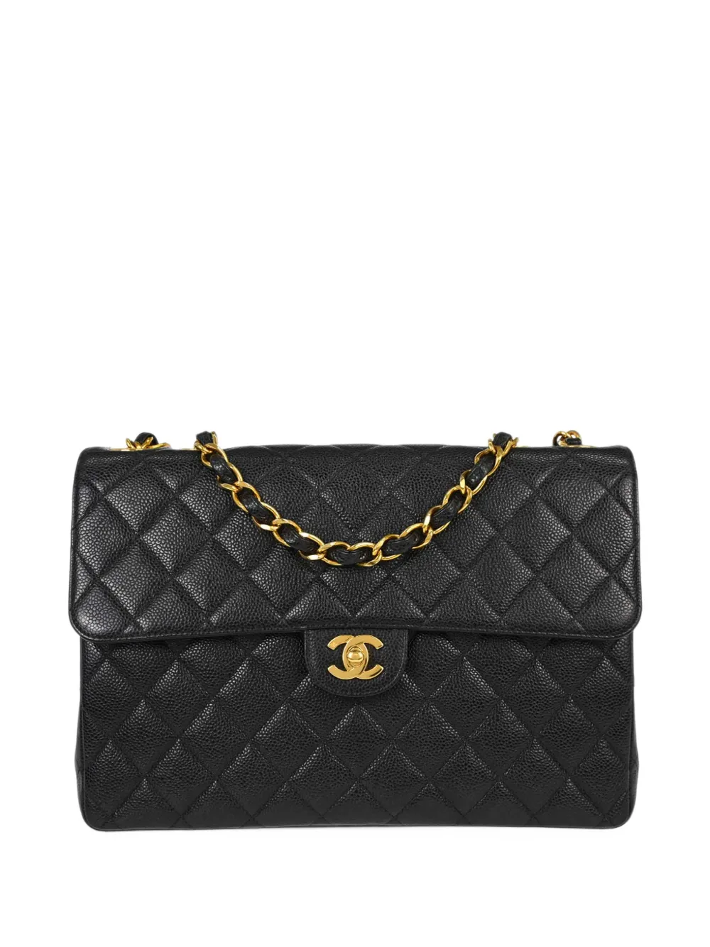 CHANEL Pre-Owned Jumbo Classic Flap shoulder bag - Schwarz
