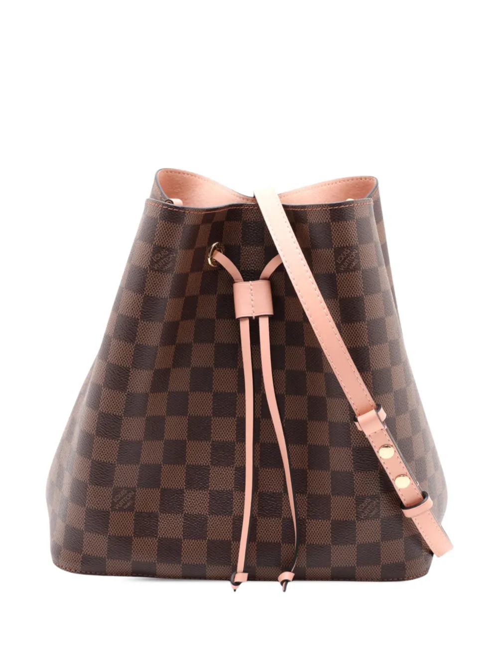 Louis Vuitton Pre-Owned 2019 Damier Ebene NeoNoe MM bucket bag - Brown