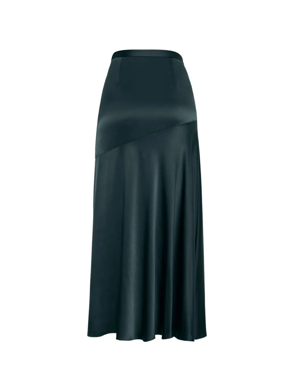 Adam Lippes Tess silk midi skirt Groen