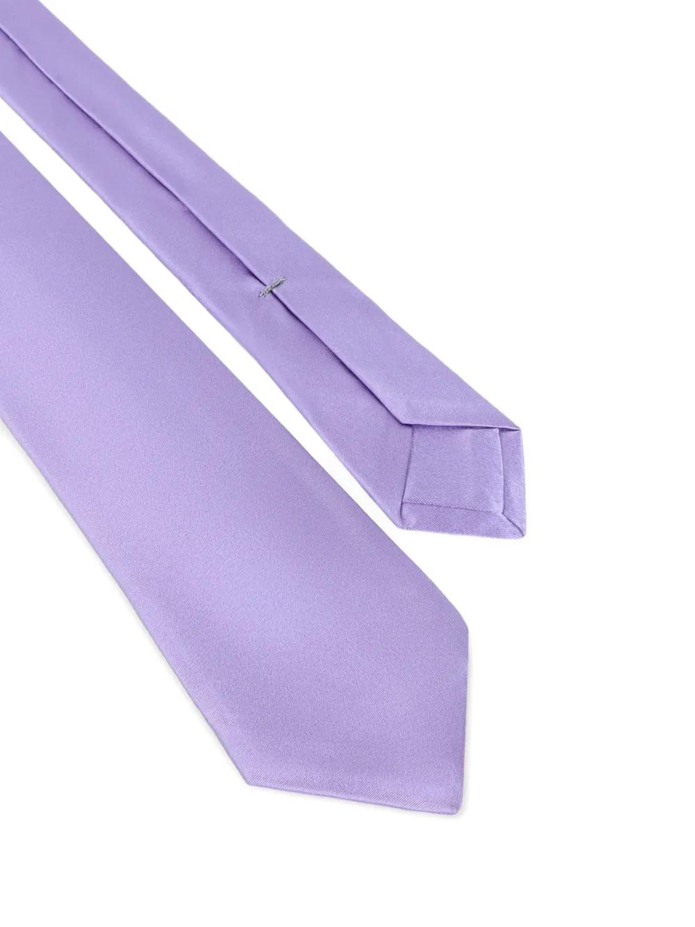 Kiton satin-finish silk tie Paars