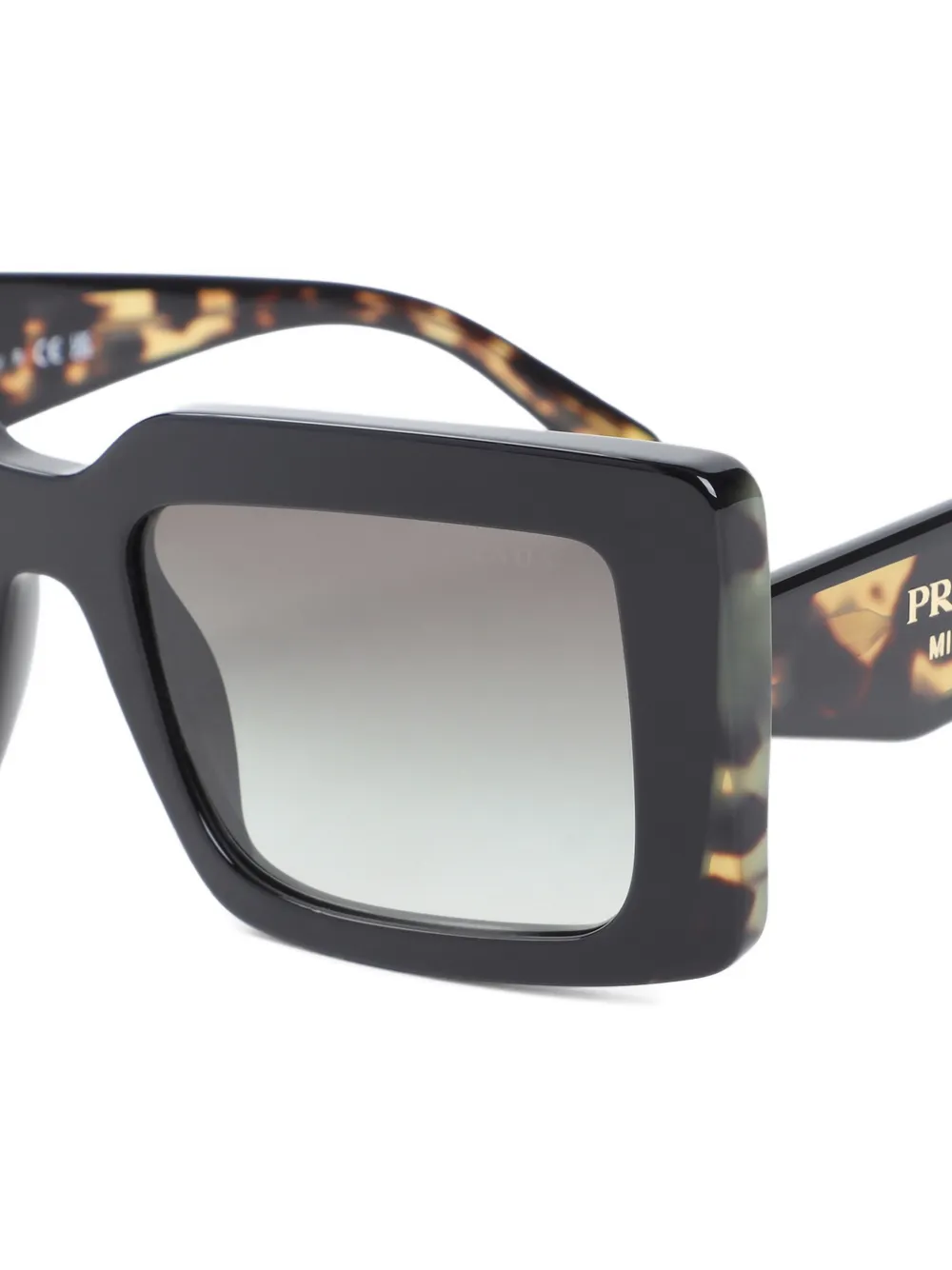Prada Eyewear square-frame sunglasses Zwart