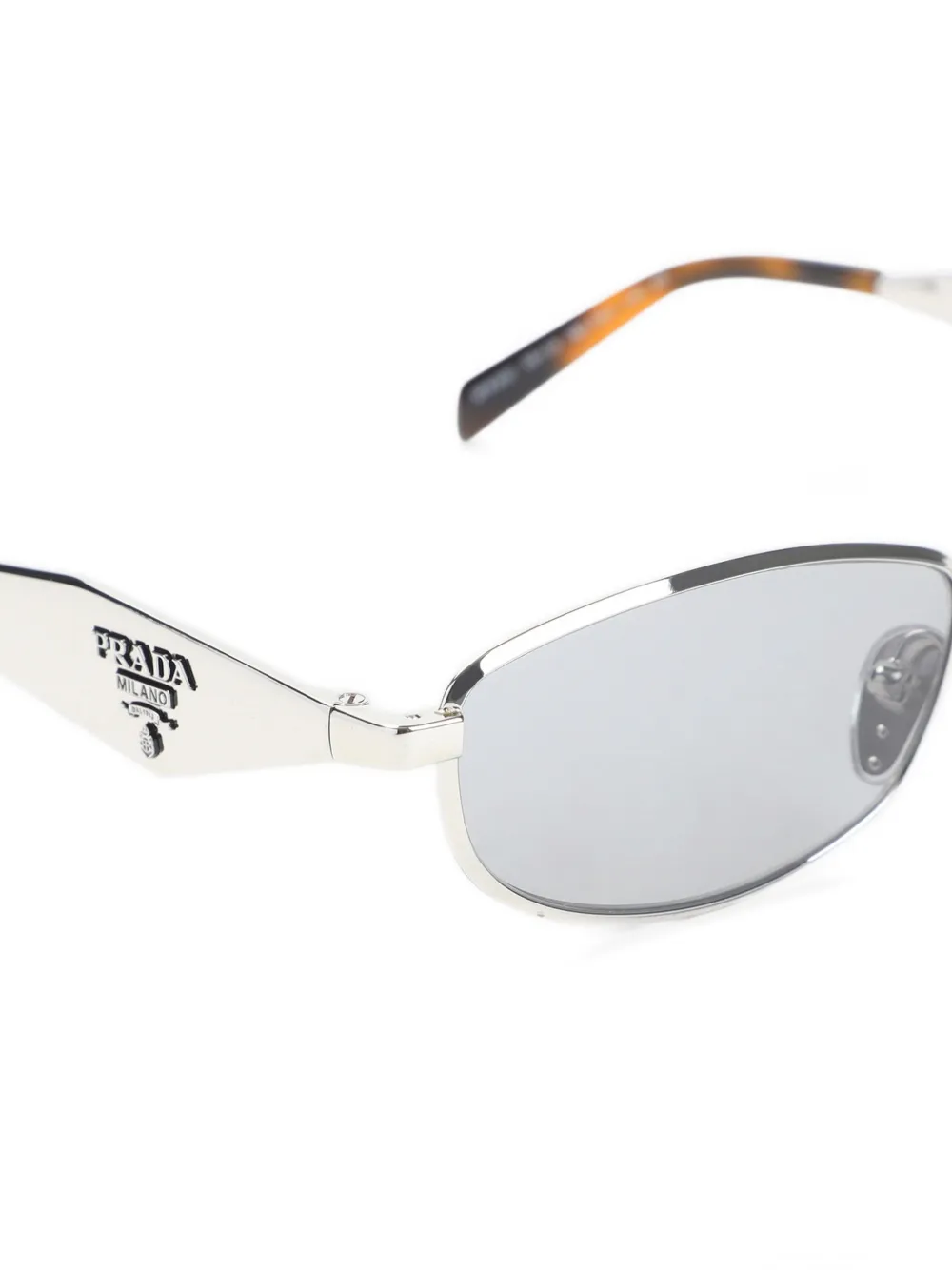 Prada Eyewear oval-frame sunglasses Zilver