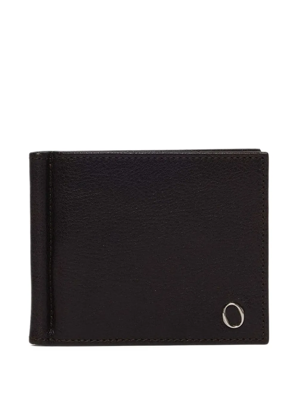 Orciani Lagoon billfold leather wallet - Braun