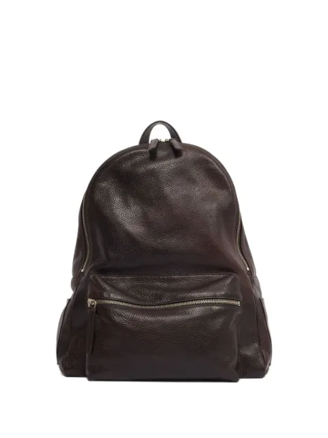 Orciani Laio Lagoon leather backpack