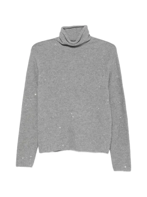Antonelli sequin-embellished roll-neck sweater