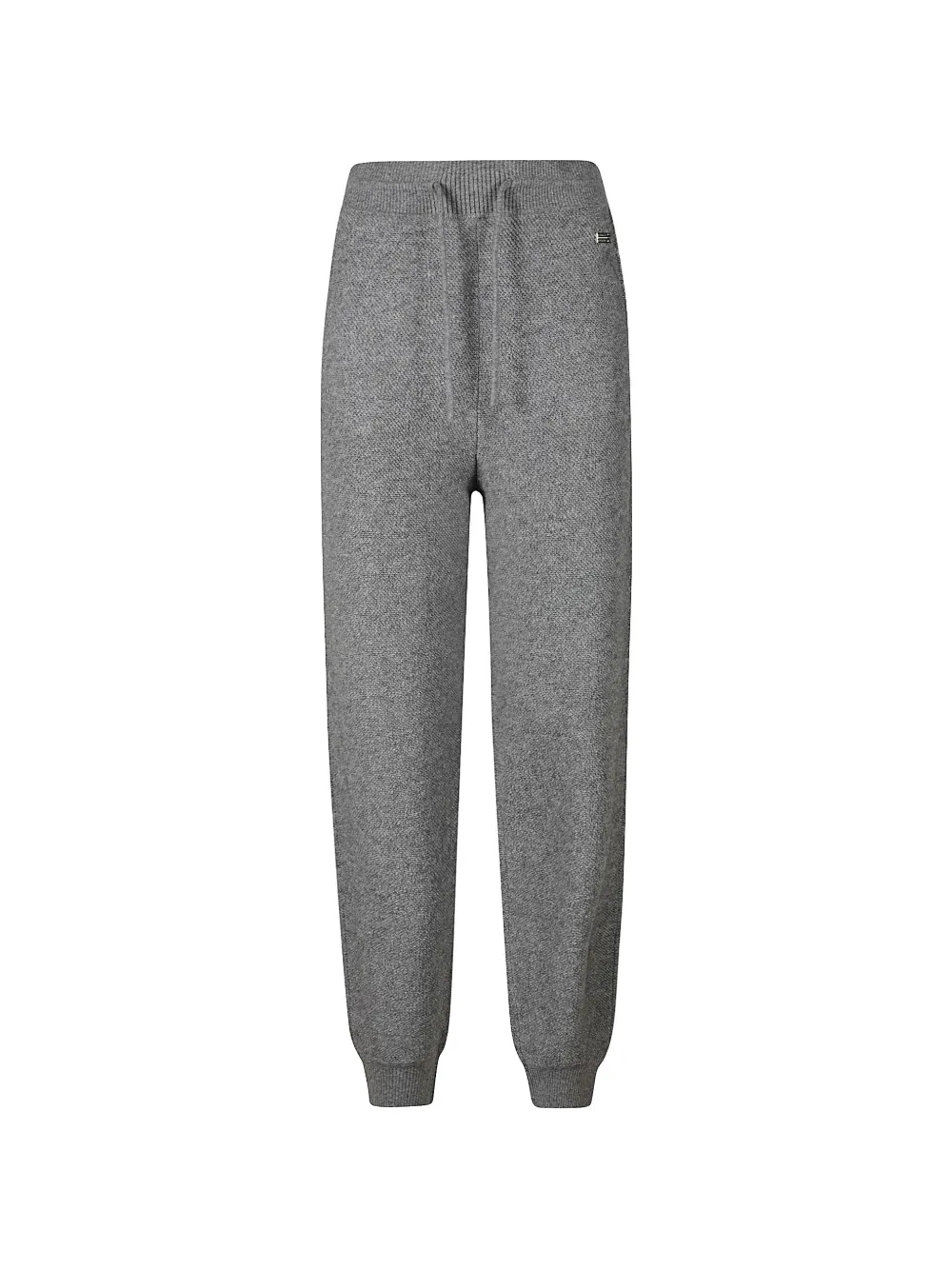 Victoria Beckham Klara logo-plaque track pants - Grigio