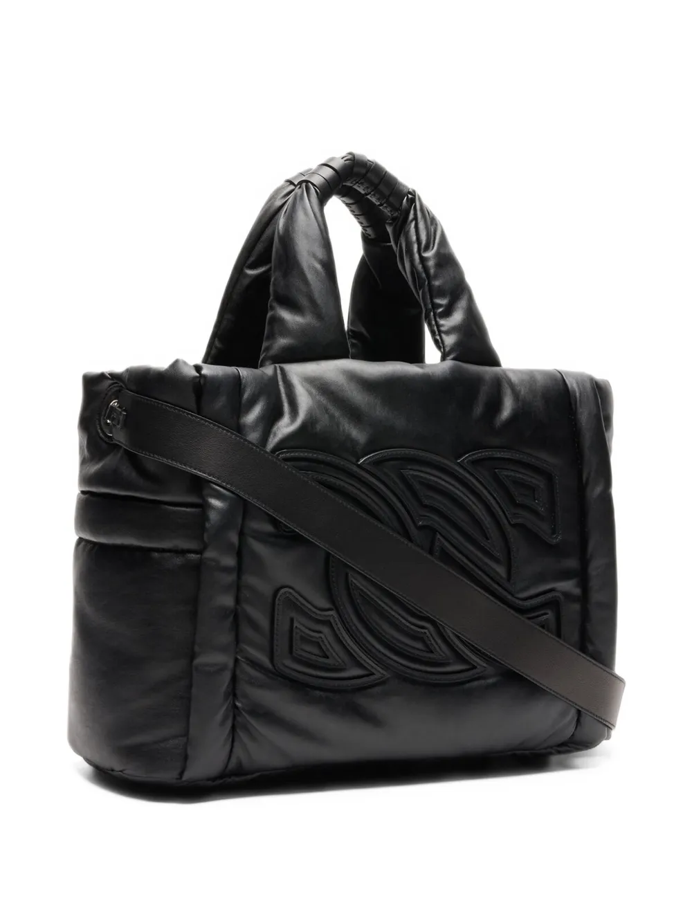 Casadei Chamonix quilted tote bag Zwart
