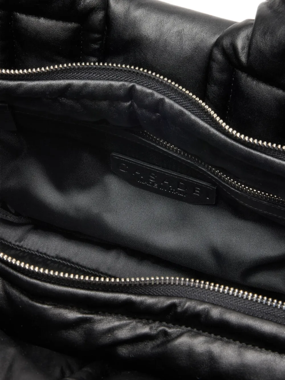 Casadei Chamonix quilted tote bag Zwart