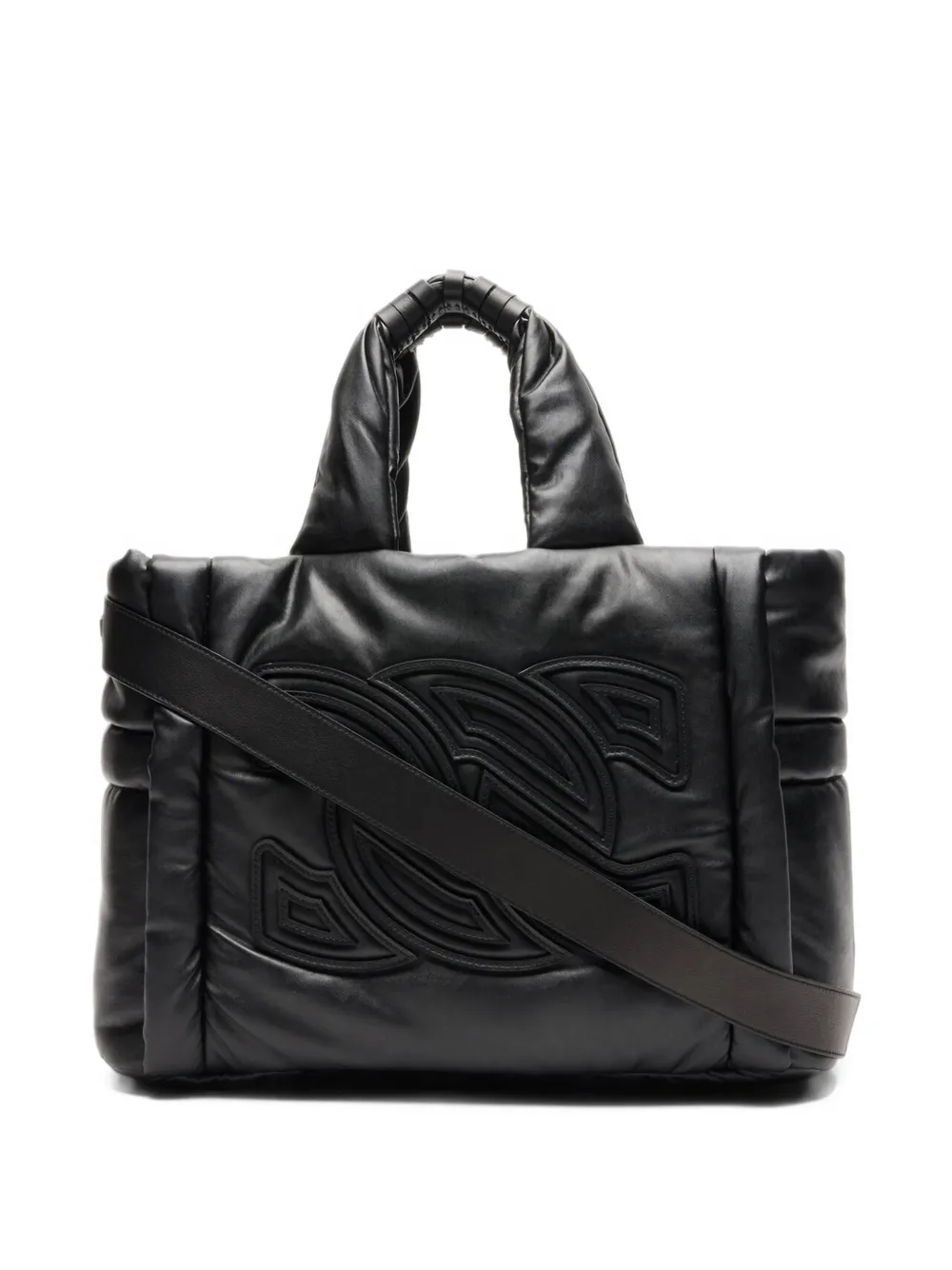 Casadei Chamonix quilted tote bag Zwart