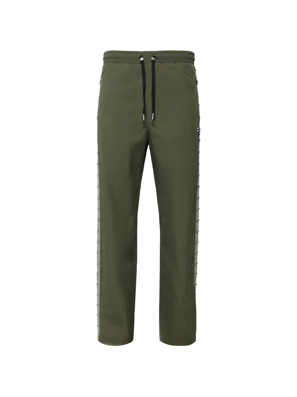 THUG CLUB stud-details track pants - Grün