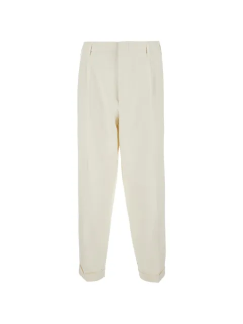 Brunello Cucinelli pleated turn-up tailored trousers