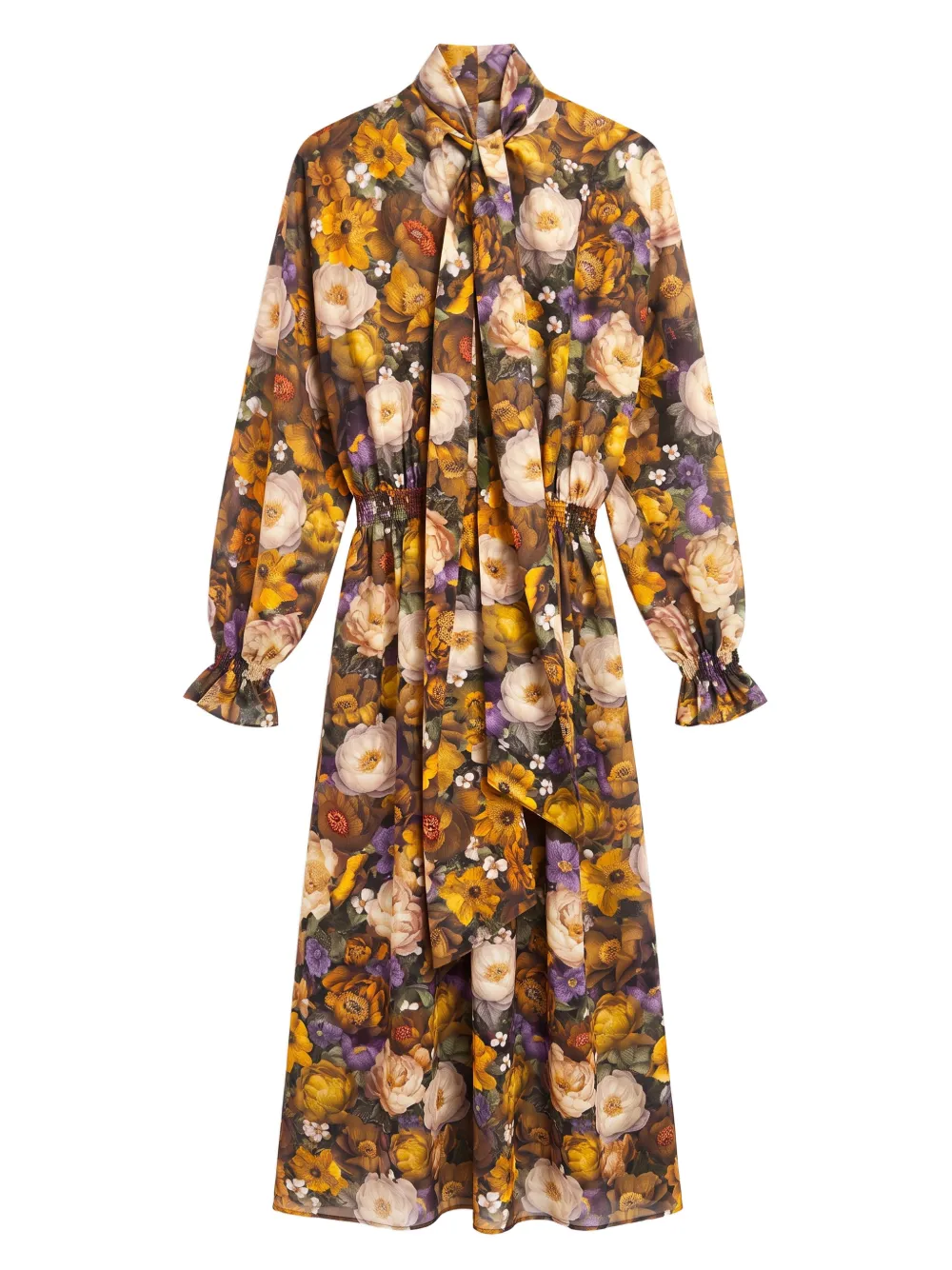 Adam Lippes Seraphina floral-print silk maxi dress Bruin