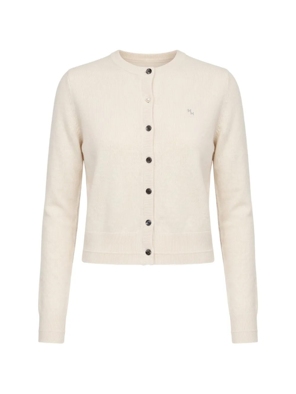 Maria McManus pearl-button cardigan - Nude