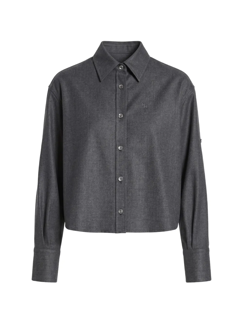Maria McManus button-up cropped shirt - Grau