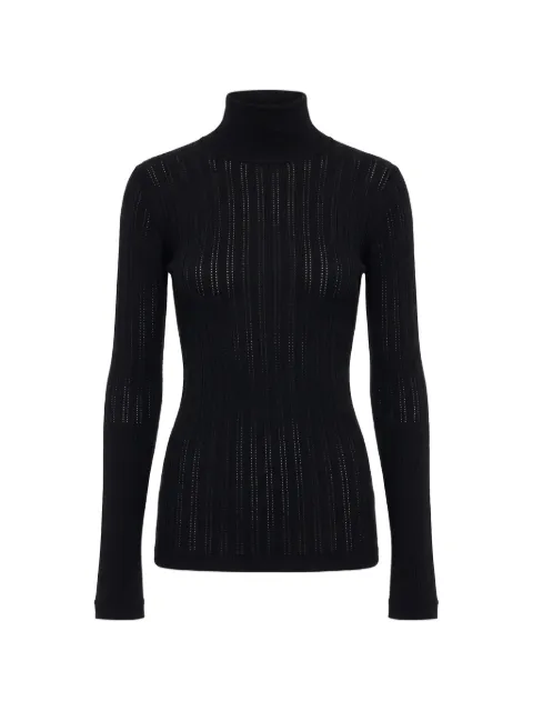 Maria McManus Thermal Mock ribbed-knit top