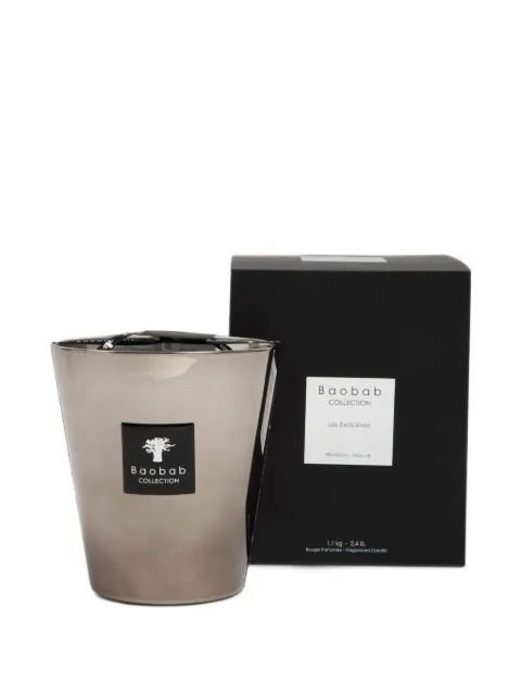 Baobab Collection Platinum logo-patch candle