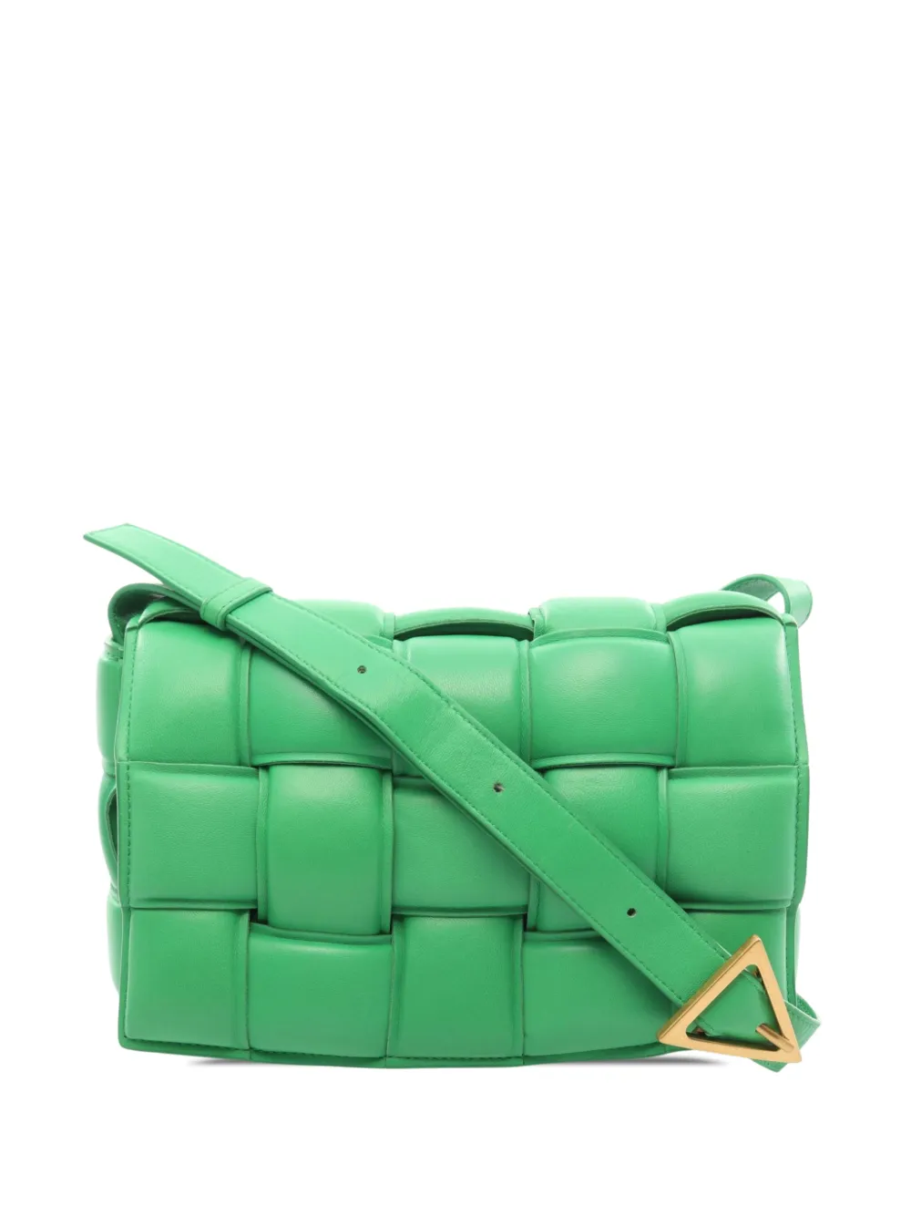 Bottega Veneta Pre-Owned 2000-2026 Nappa Intrecciato Padded Cassette crossbody bag - Grün