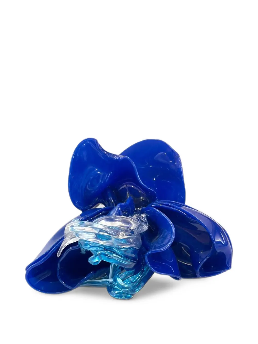 Teter floral-ornament ring - Blu