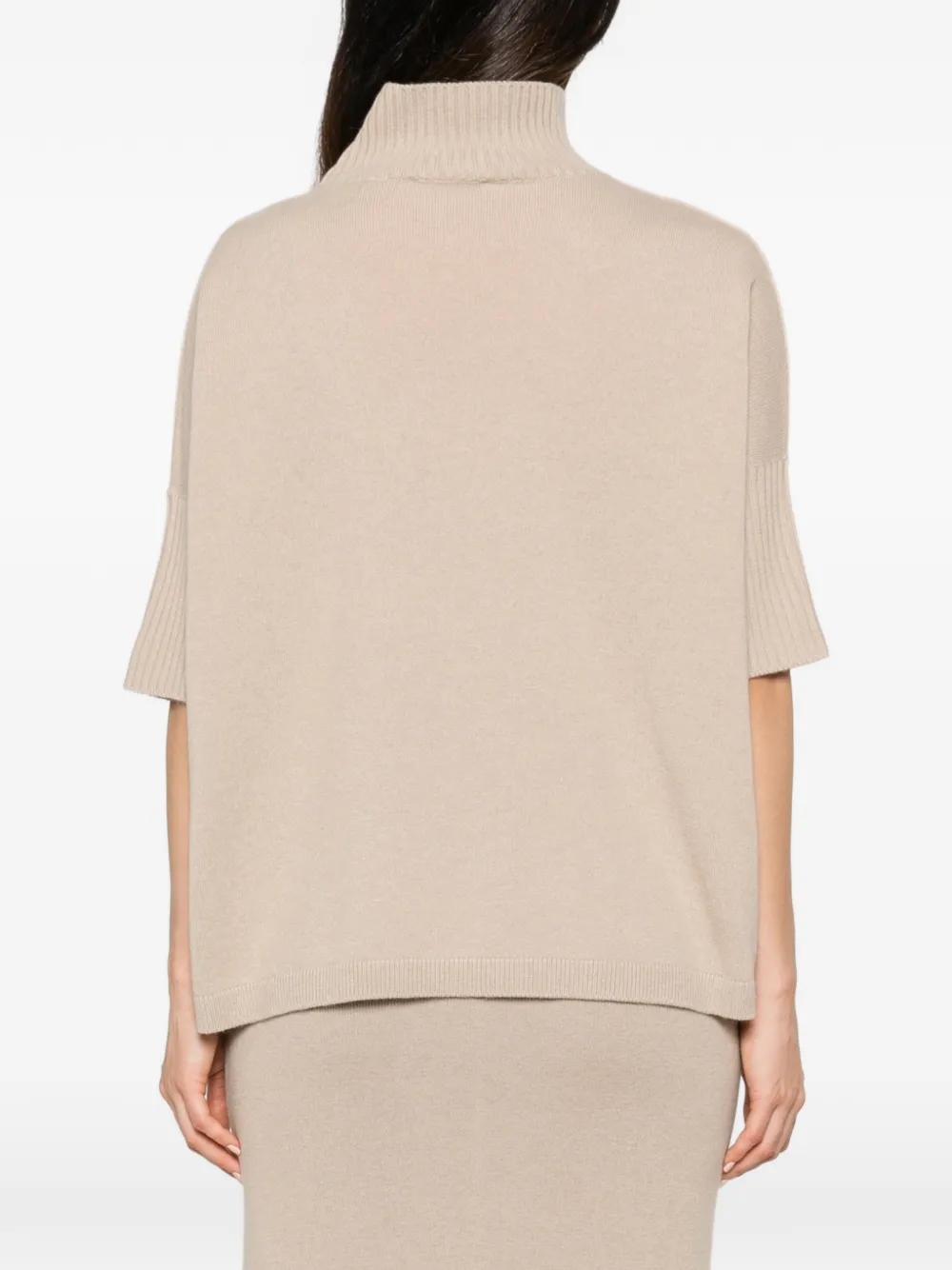 Antonelli Geribbelde coltrui Beige