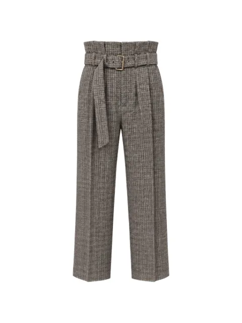 ETRO houndstooth wool trousers