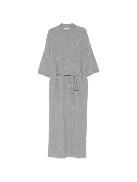 Antonelli sequin-embellished belted dress