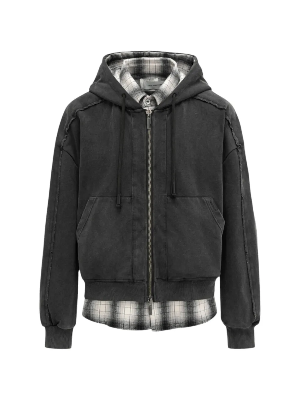 Feng Chen Wang zip-up hoodie - Nero