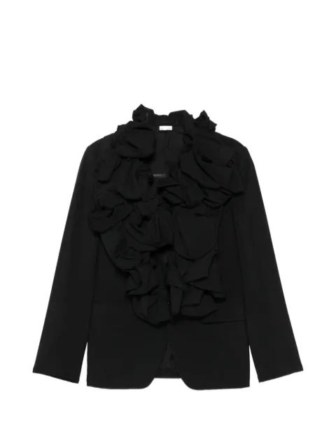 Comme Des Garçons ruffled long-sleeve blazer