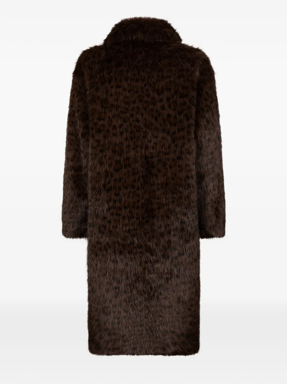 MC2 Saint Barth leopard-print faux-fur coat Bruin