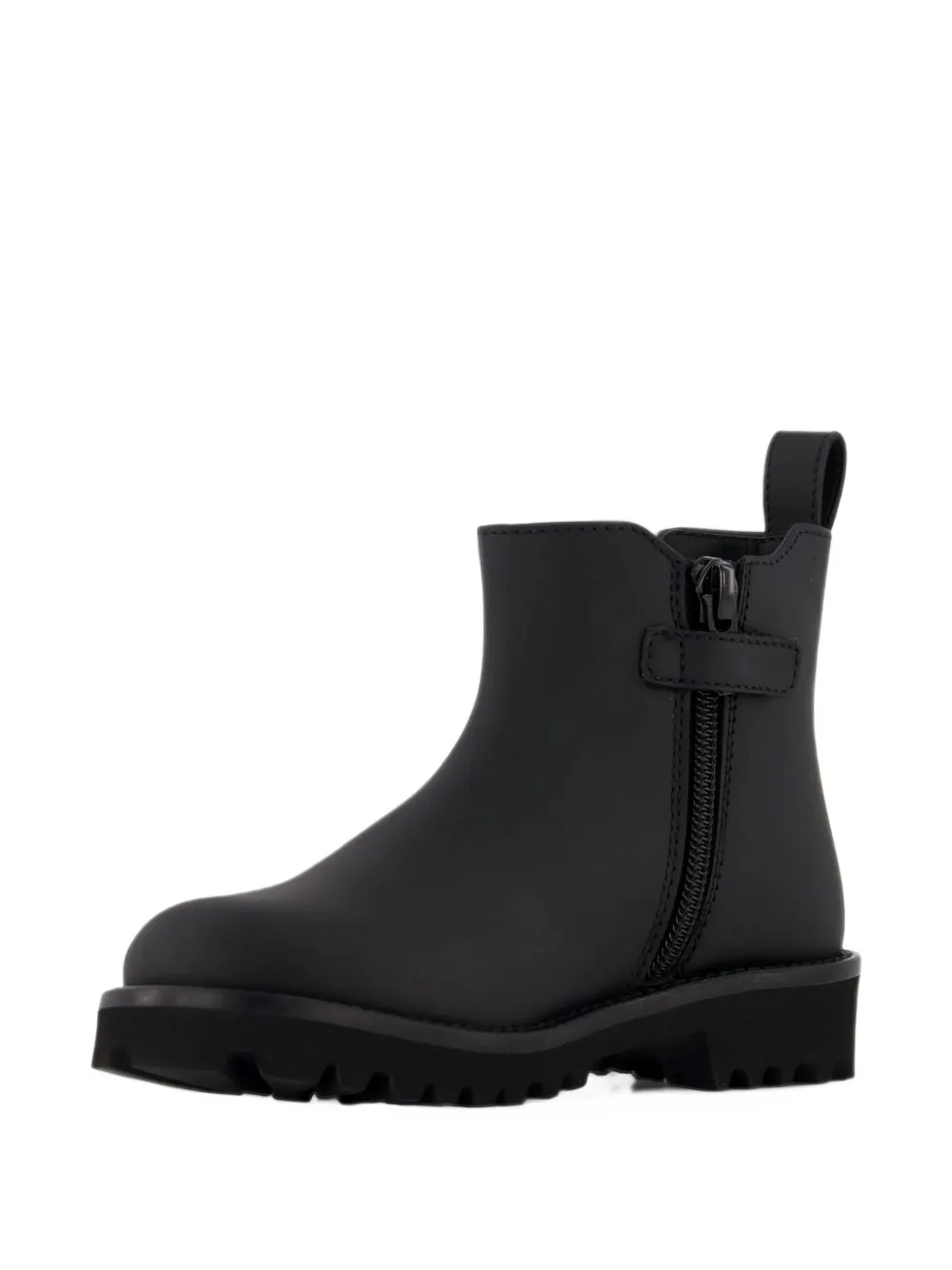 Dolce & Gabbana Kids calfskin boots - Schwarz