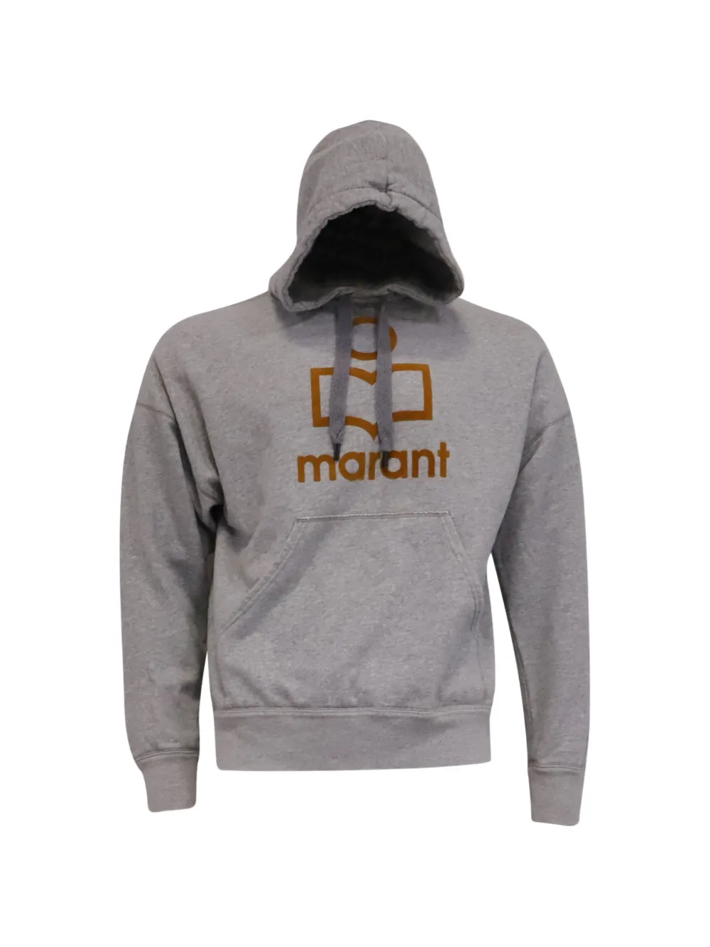 Isabel Marant Vintage Logo-print hoodie - Grey