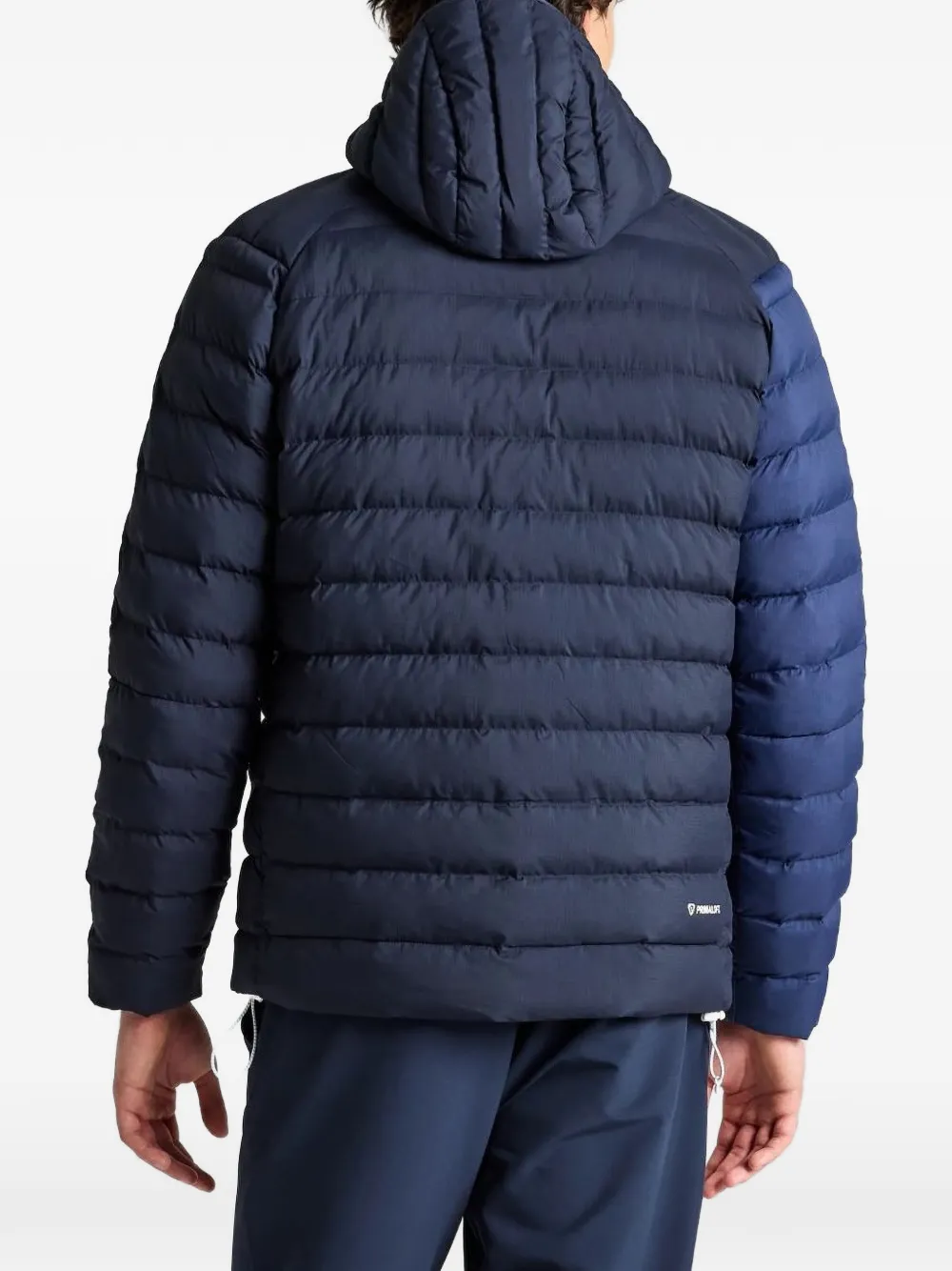 SLAM Altura Puffer logo-print quilted jacket Blauw