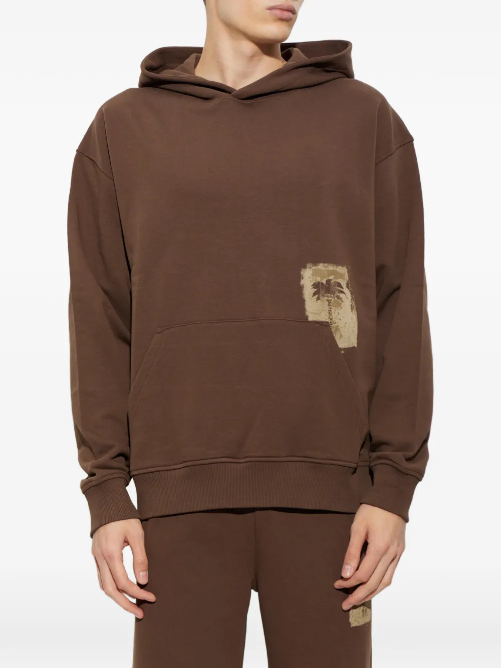 Palm Angels palm tree-patch hoodie Bruin