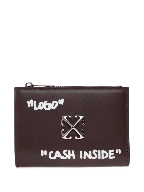 Off-White Arrows-motif leather wallet