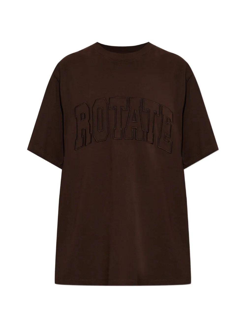 ROTATE BIRGER CHRISTENSEN Jersey oversized T-shirt Bruin