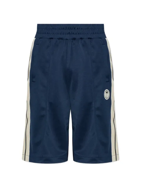 Palm Angels side-stripe logo-patch shorts
