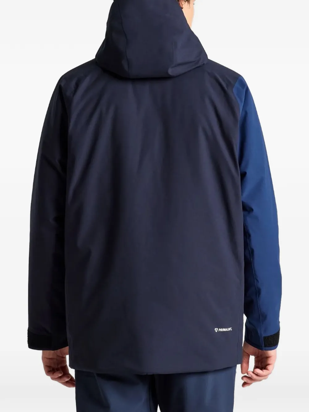 SLAM Altura Ins logo-print hooded jacket Blauw