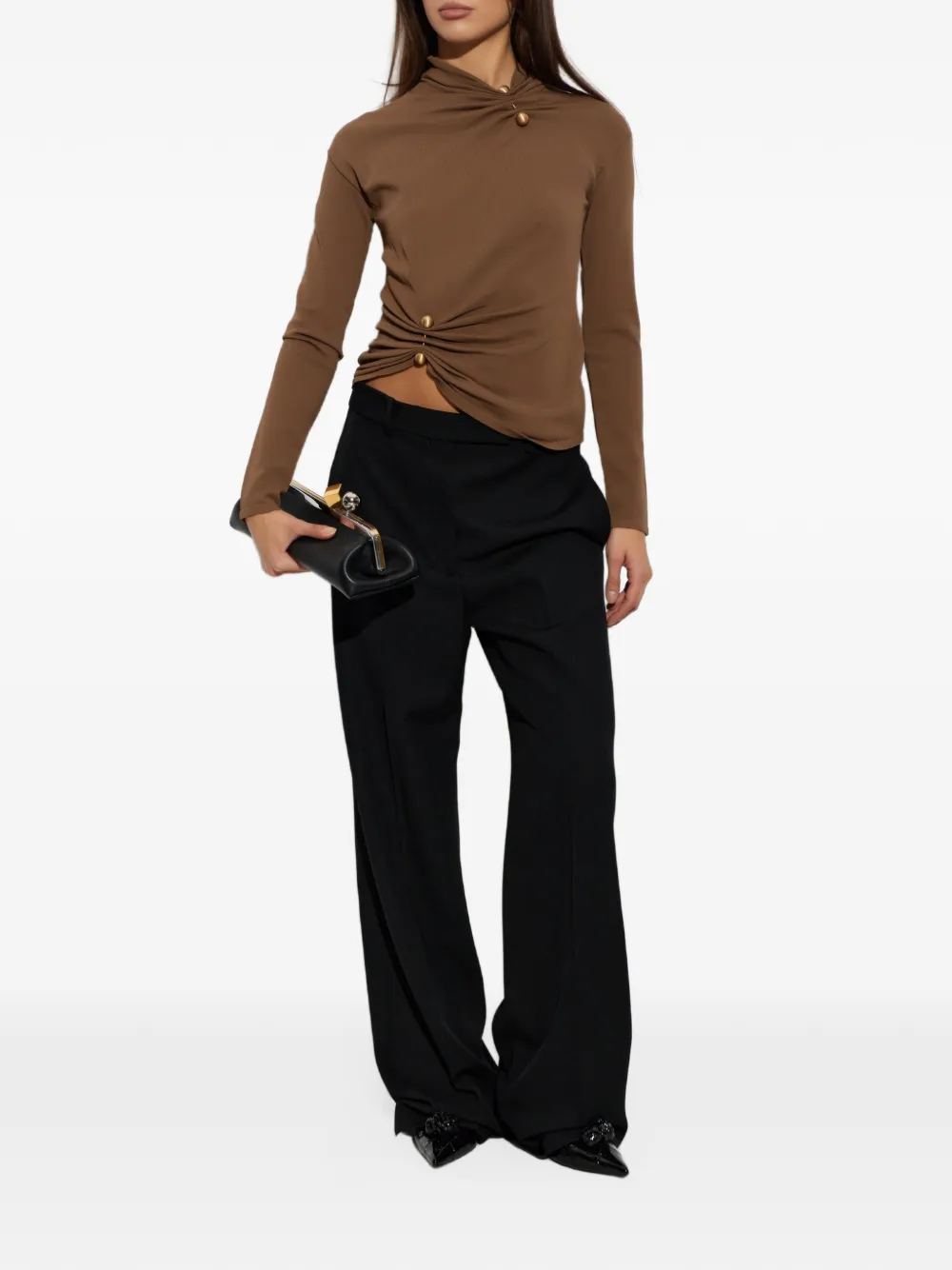 Cult Gaia Callie knit top Bruin