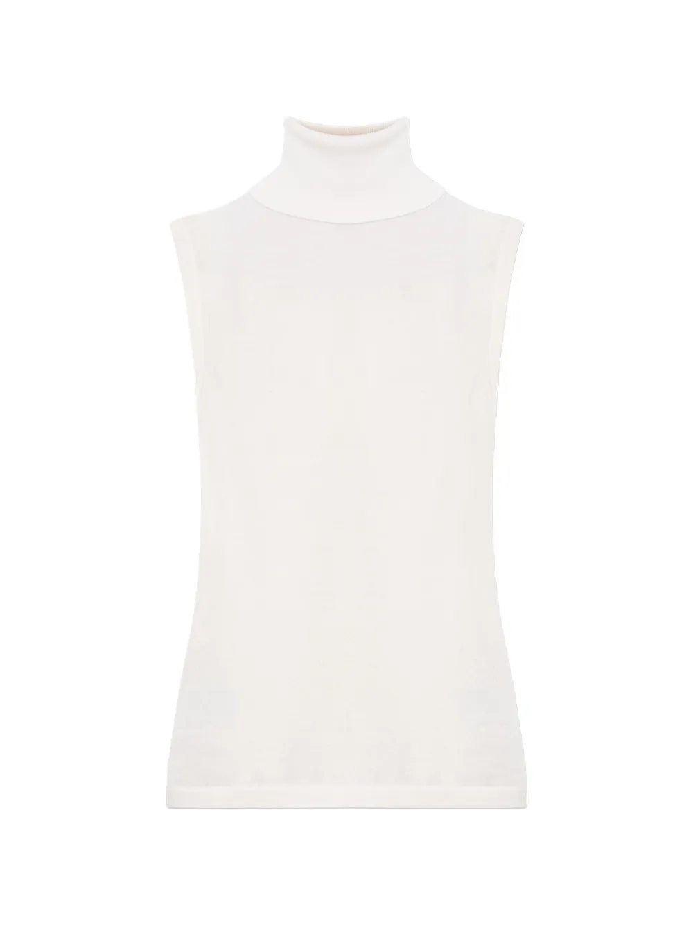 Lisa Yang Marelyn roll-neck top - Weiß