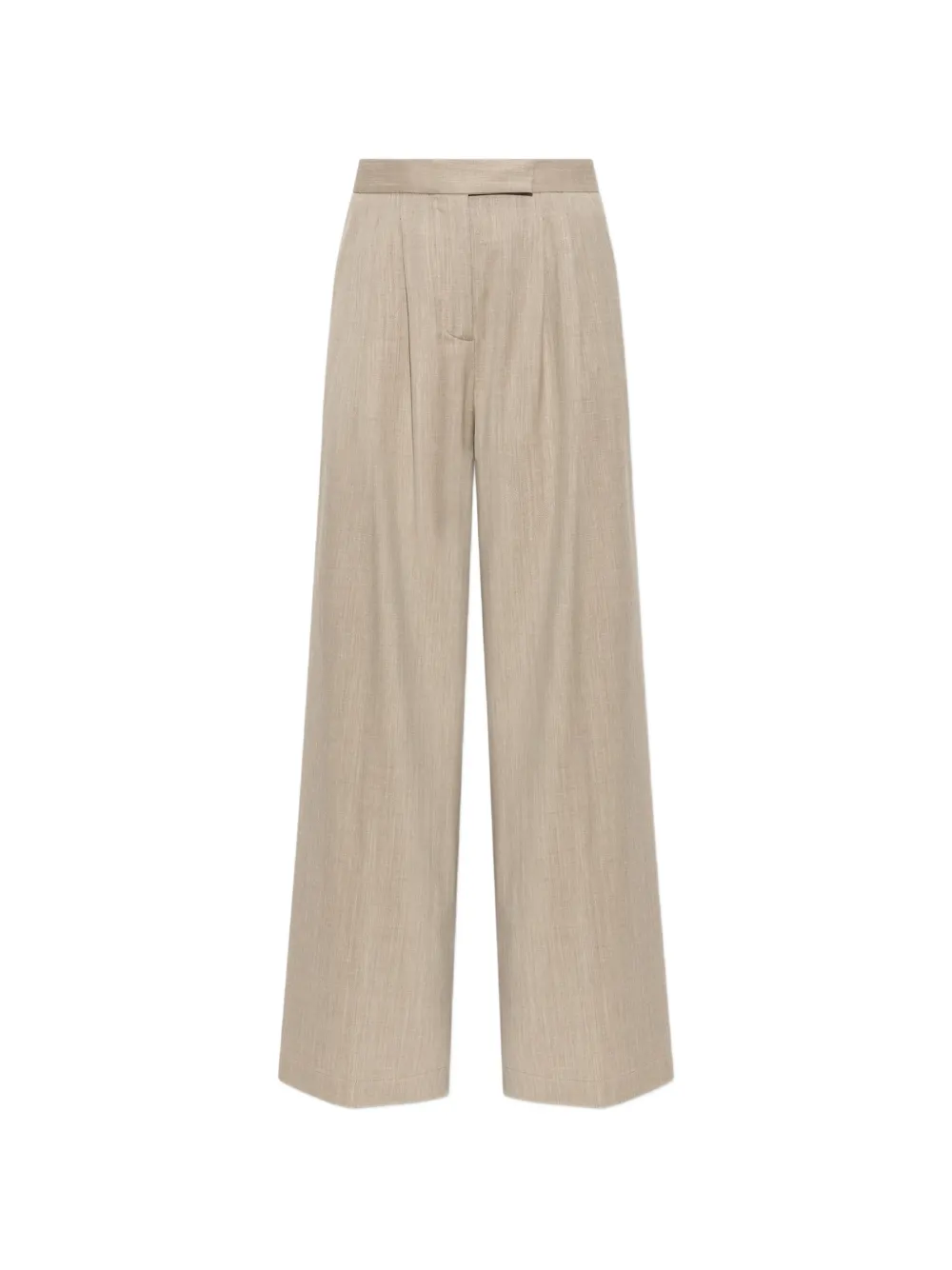 Paul & Shark Pleated Wide-leg Trousers In Animal Print