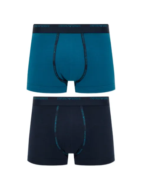 Emporio Armani set de dos piezas de ropa interior con logo en la pretina