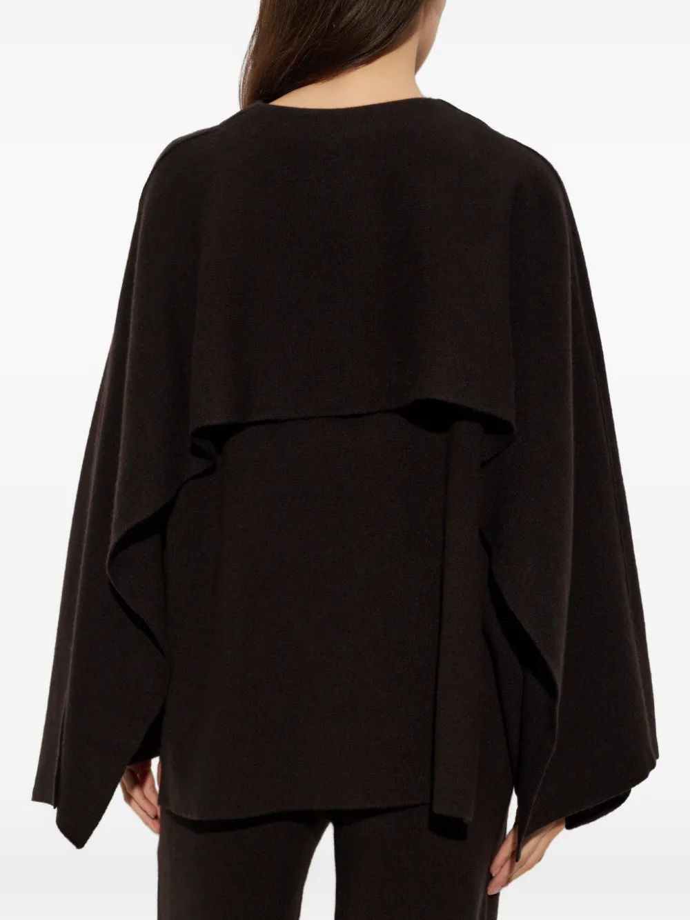 Lisa Yang Nessa scarf-detail sweater Bruin