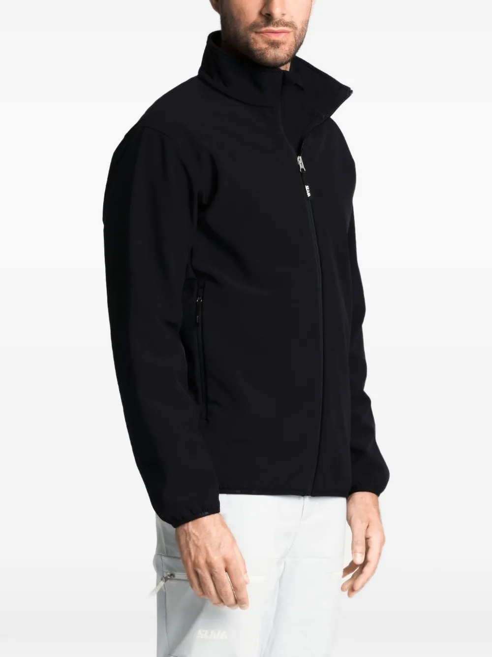 SLAM Altura high-collar zip-up jacket Blauw