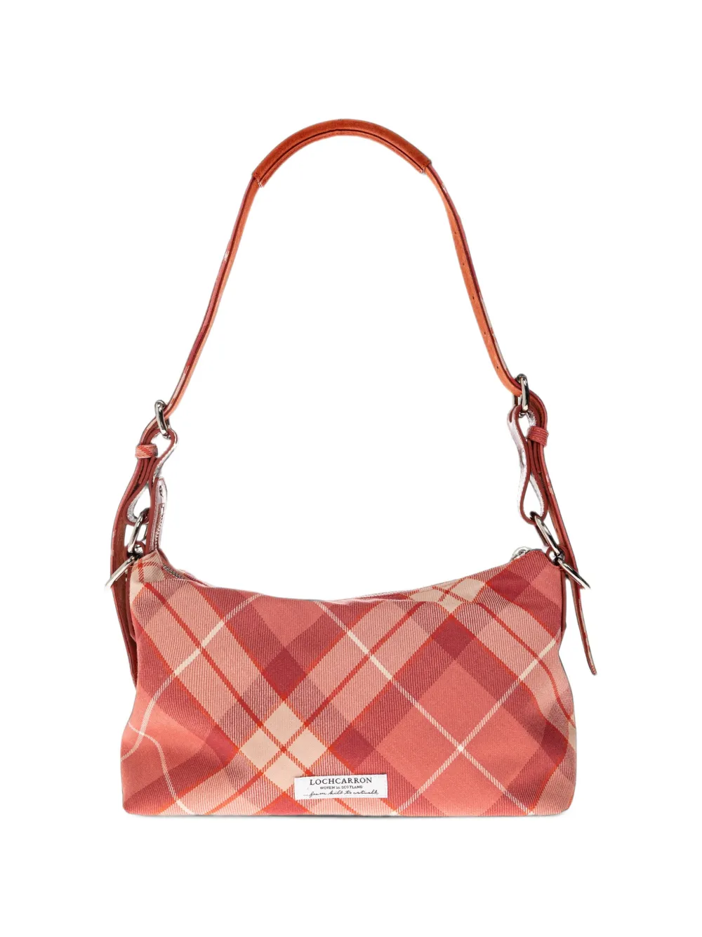 Vivienne Westwood Emma tartan shoulder bag - Red