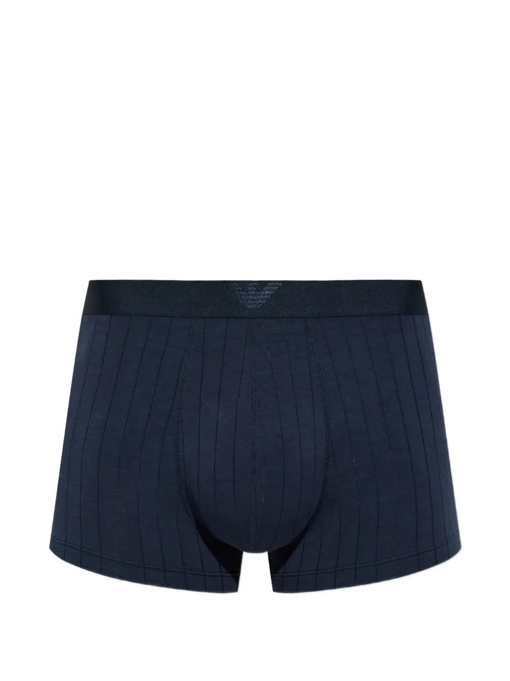 Emporio Armani ribbed modal jersey trunk with an elasticated waistband - Blu