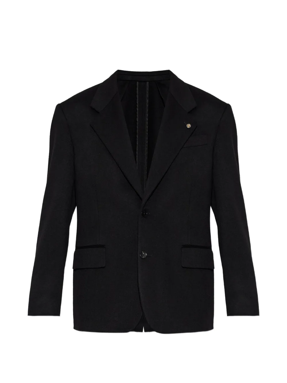 Versace Medusa-plaque single-breasted blazer - Schwarz