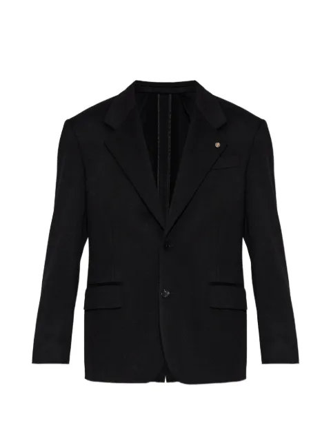 Versace Medusa-plaque single-breasted blazer