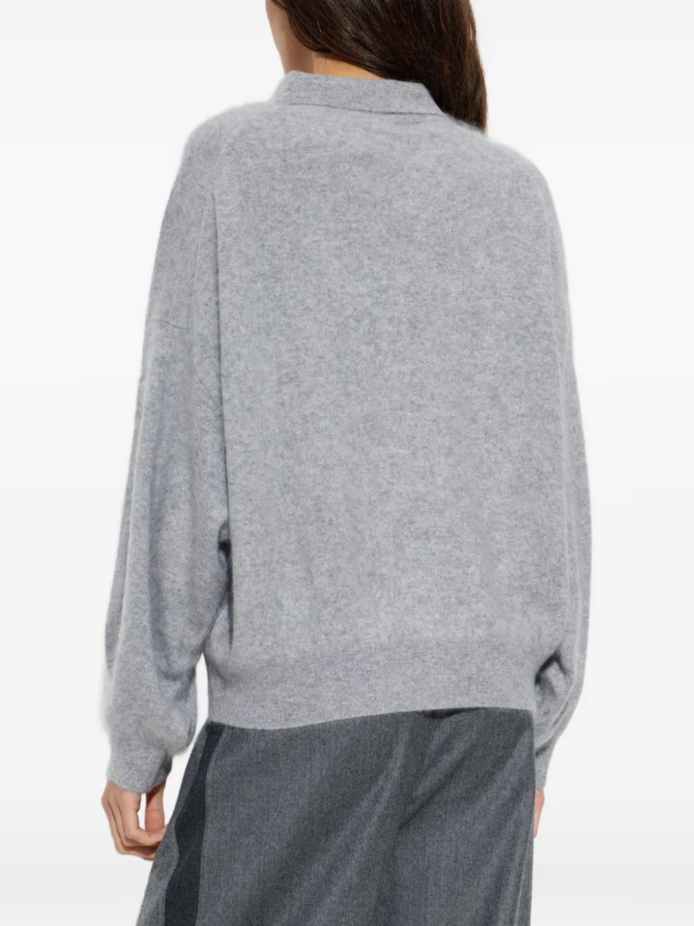 Lisa Yang Valdis polo sweater Grijs