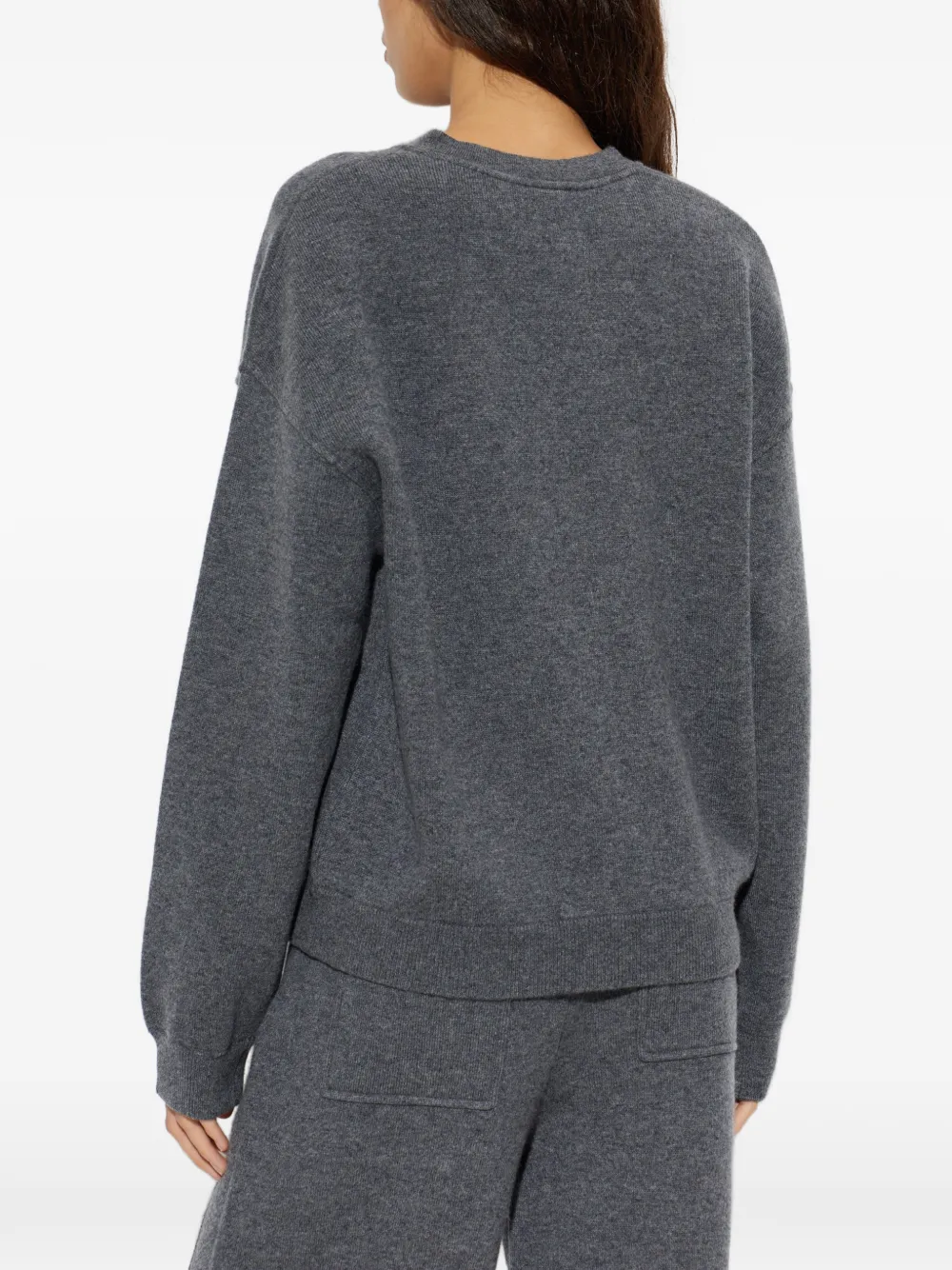 Lisa Yang Cyrilla V-neck cashmere sweater Grijs